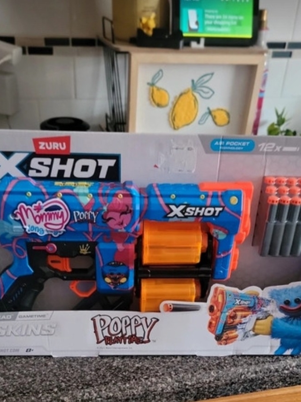 X-Shot Poppy Playtimr Dart Blaster